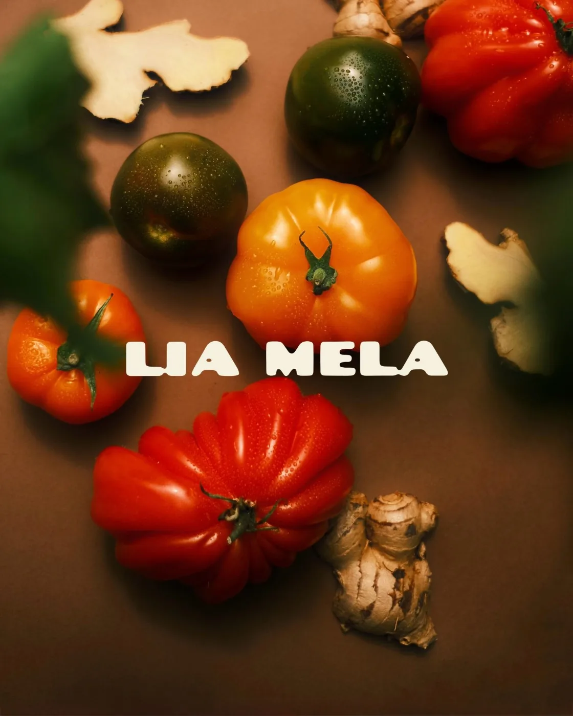 Tomates anciennes et gingembre