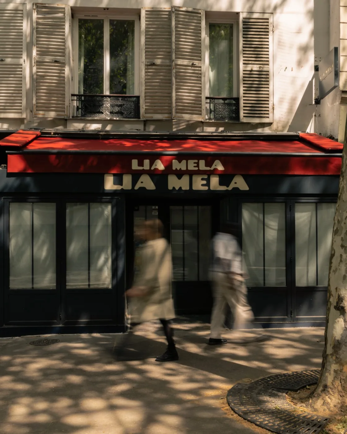 La devanture de Lia Mela de jour
